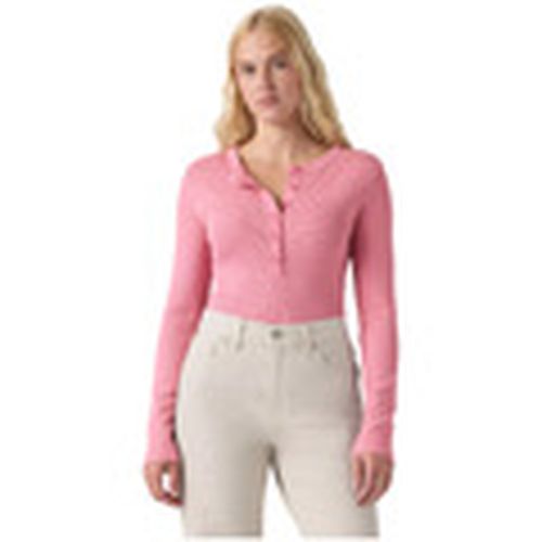 Camiseta manga larga JERSEY LEVI'S® ESSENTIAL LS HENLEY MUJER para mujer - Levis - Modalova