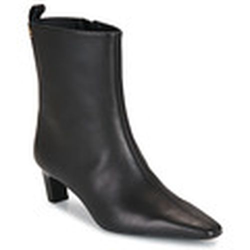 Botines KITTEN HEEL LEATHER ANKLE BOOT para mujer - Tommy Hilfiger - Modalova