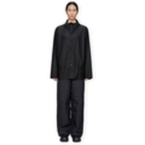 Abrigo Jacket W3 - Black para mujer - Rains - Modalova
