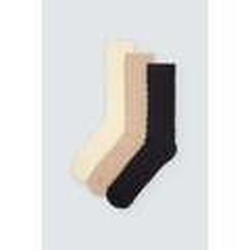 Medias Pack de 3 calcetines mujer textura de trenza para mujer - Ysabel Mora - Modalova