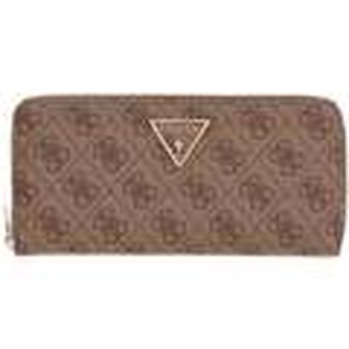Cartera Cartera Laurel II Grand Logo Latte para mujer - Guess - Modalova