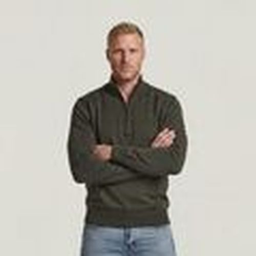 Jersey D30783-E813 CORE REFINED HALF ZIP-H020 BLACK OLIVE para hombre - G-Star Raw - Modalova