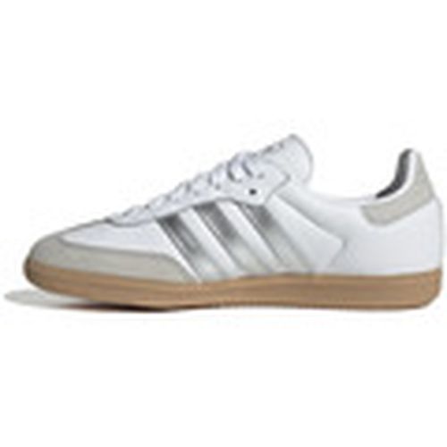 Deportivas Moda Samba OG Cloud White Silver Metallic Grey One para mujer - adidas - Modalova