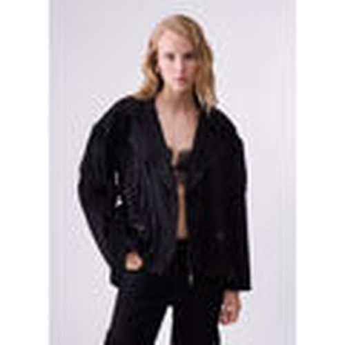 Chaquetas Chaqueta en denim con flecos para mujer - Liu Jo - Modalova