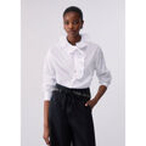 Camisa Camisa en popelina con volantes para mujer - Liu Jo - Modalova