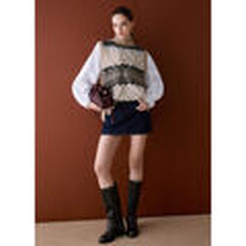 Jersey Chaleco Jacquard con Bordado de Joya para mujer - Liu Jo - Modalova