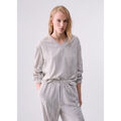 Jersey Sudadera en terciopelo crinkle para mujer - Liu Jo - Modalova