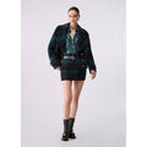 Falda Minifalda tartan en lana para mujer - Liu Jo - Modalova