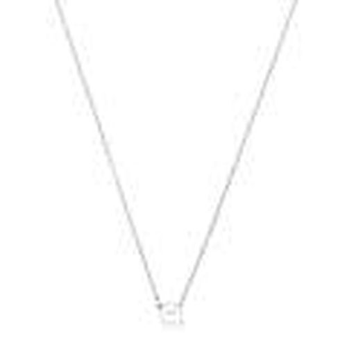 Collar Collar Alphabet acabado Rodio - Letra S para mujer - Luxenter - Modalova