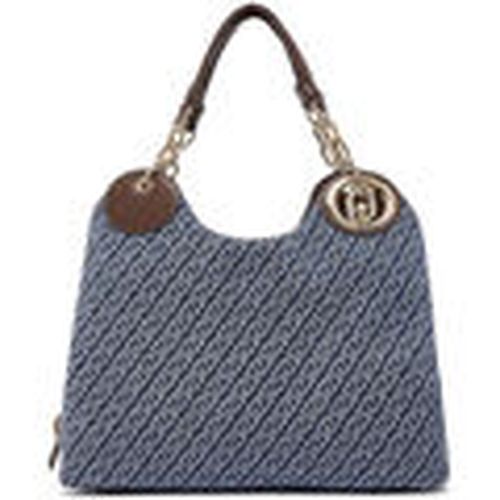 Bandolera Bolso satchel tamaño mediano efecto denim para mujer - Liu Jo - Modalova