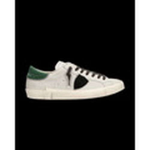 Deportivas Moda PRLU VD07 PRSX LOW MAN-VEAU DAIM BLANC VERT para hombre - Philippe Model - Modalova