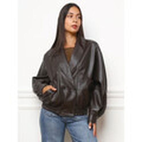Cazadora de cuero 79603_P189476 para mujer - La Modeuse - Modalova
