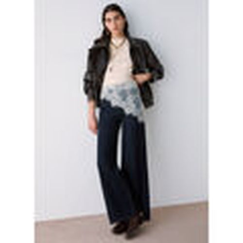 Jeans Vaqueros flare con bandana para mujer - Liu Jo - Modalova