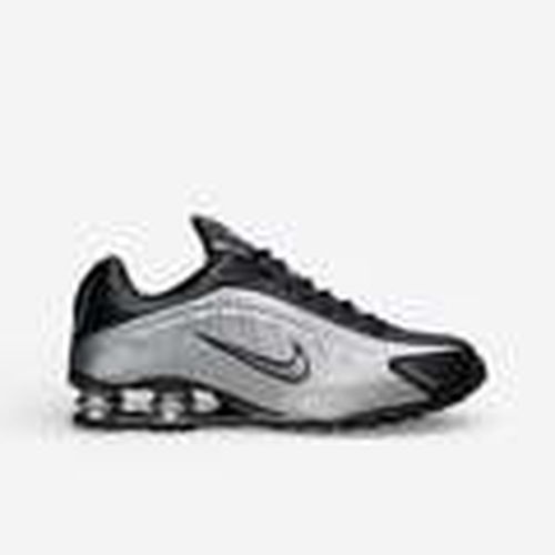 Deportivas Moda Shox R4 Metallic Silver Black para mujer - Nike - Modalova