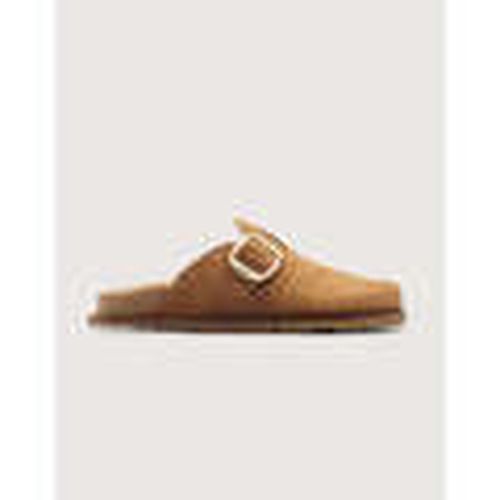 Zuecos Sabot plat en daim camel - Sonora para mujer - Koala Bay - Modalova