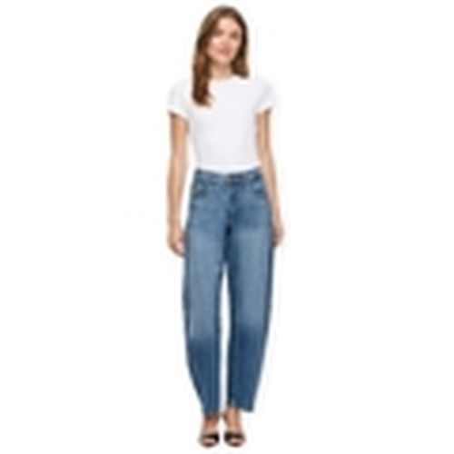 Vaqueros anchos Brady Barrel Jeans - Medium Blue Denim para mujer - Vila - Modalova