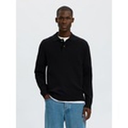 Polo 16101762bk para hombre - Selected - Modalova