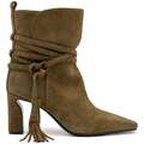 Botines MAGGIE SUEDE OLIVE para mujer - PALOMA BARCELÓ - Modalova