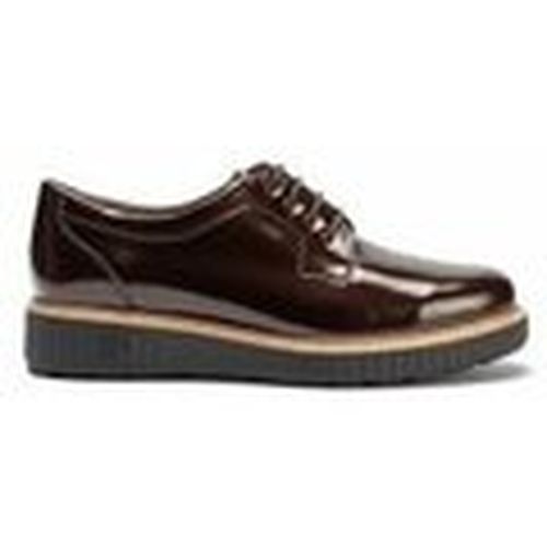 Zapatos de tacón blucher charol marron para mujer - Pitillos - Modalova