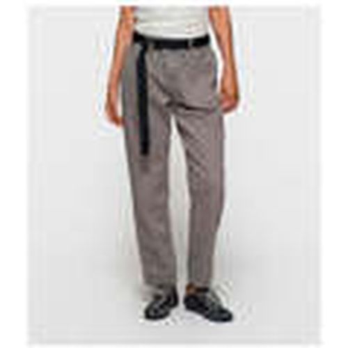 Pantalones Belted Pants Twill Graphite para mujer - 10 Days - Modalova