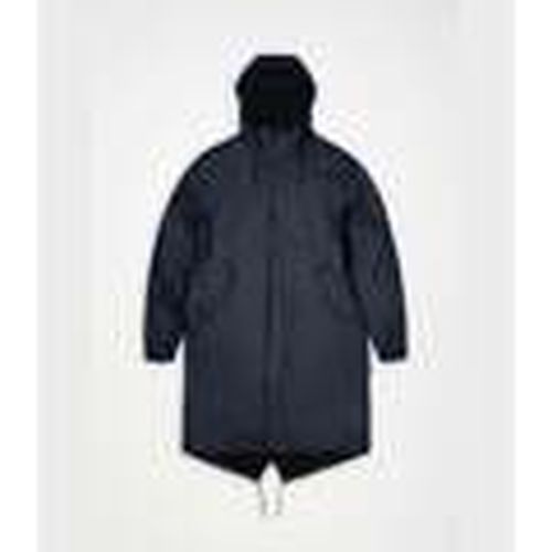 Cortaviento Fishtail Parka W3 Navy para mujer - Rains - Modalova