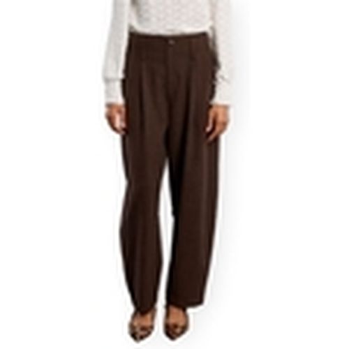 Pantalones Trousers RL763 - Brown para mujer - Lili Sidonio - Modalova