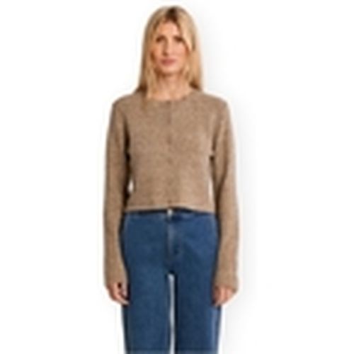Abrigo Cardigan EF1678 - Camel para mujer - Molly Bracken - Modalova