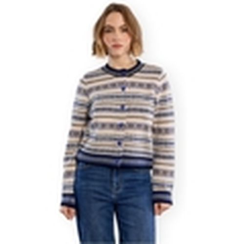 Abrigo Cardigan ELF1035 - Offwhite para mujer - Lili Sidonio - Modalova