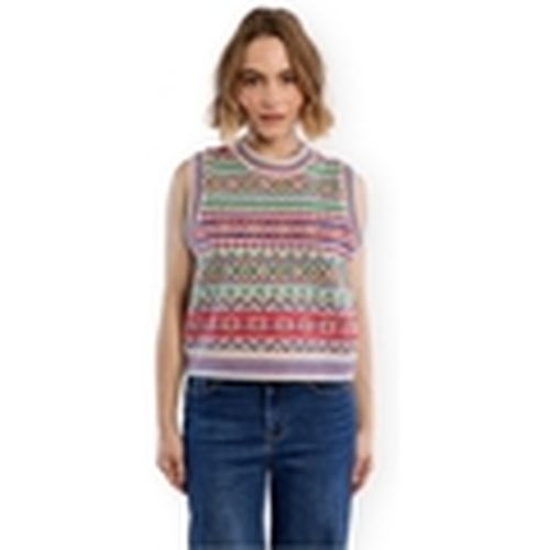 Jersey Knit ELF1033 - Offwhite para mujer - Lili Sidonio - Modalova