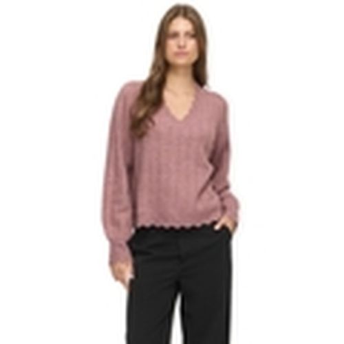 Jersey Zira V-Neck Knit - Nostalgia Rose para mujer - Vila - Modalova