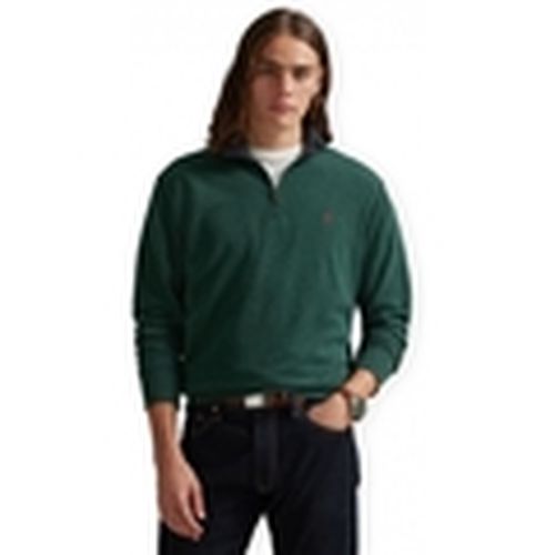 Jersey Luxury Jersey Quarter Zip Pullover - Green para hombre - Polo Ralph Lauren - Modalova