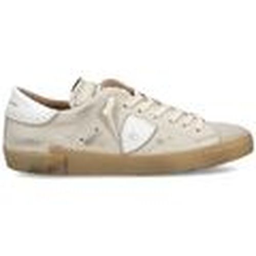 Deportivas Moda PRLU WRG2 PRSX LOW MAN-VINTAGE BROUGE BLANC para hombre - Philippe Model - Modalova