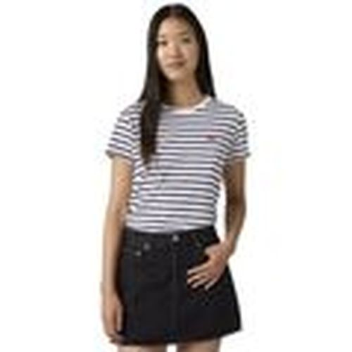 Tops y Camisetas 39185-0400 PERFECT TEE EMILY STRIPE-BRIGHT WHITE para mujer - Levis - Modalova
