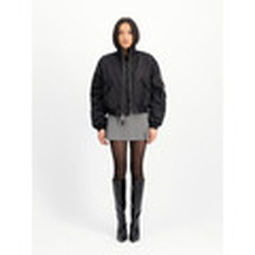 Chaquetas 258010 MA-1 CROPPED LOOSE-03 BLACK para mujer - Alpha Industries - Modalova