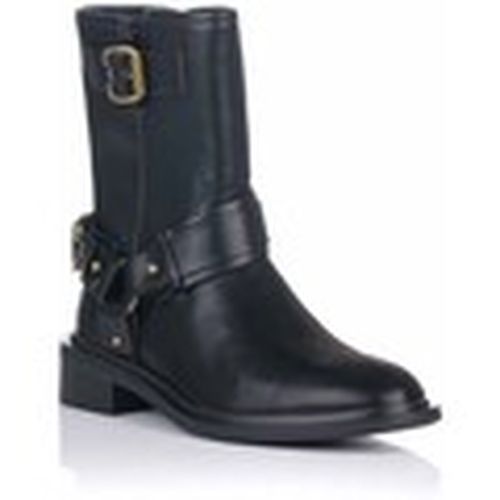 Botas planas Bota motera con hebilla para mujer - Niko Amore - Modalova