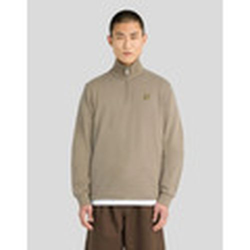Jersey ML2022V LOOPBACK QUARTER ZIP SWEAT-X569 KHAKI ASH para hombre - Lyle & Scott - Modalova