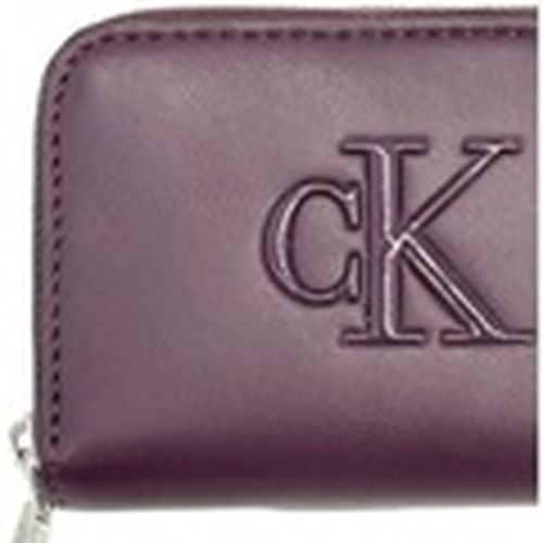 Monedero Lv04f1154g Bold Ck Medium Zip Aroun para mujer - Calvin Klein Jeans - Modalova