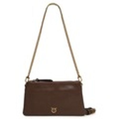 Bolso 105359 A0qo Double Mini Vitello Mor para mujer - Pinko - Modalova