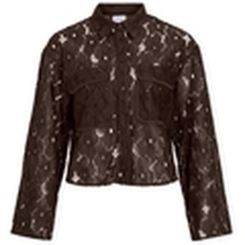 Blusa Tonato Shirt - Coffee Bean para mujer - Vila - Modalova