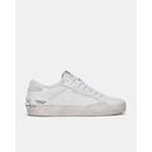 Deportivas Moda DISTRESSED 16014PP5-10 WHITE para hombre - Crime London - Modalova