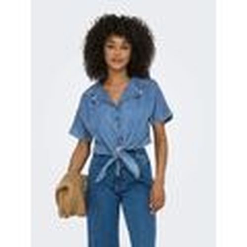 Camisa 15359080 ONLPAULA S/S-MEDIUM BLUE para mujer - Only - Modalova