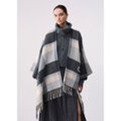 Ponchos/Capas impermeables Poncho de cuadros jacquard para mujer - Liu Jo - Modalova