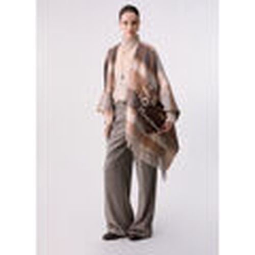 Ponchos/Capas impermeables Poncho de cuadros jacquard para mujer - Liu Jo - Modalova