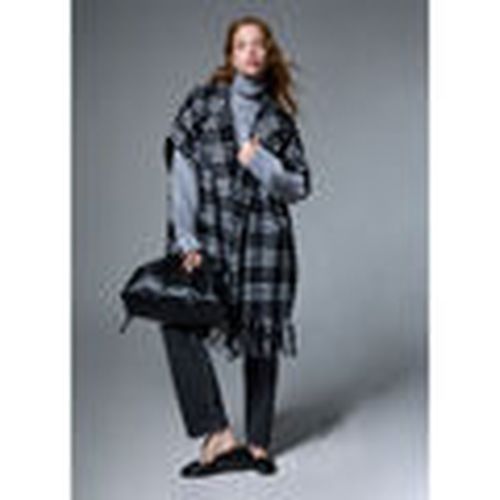 Abrigo Poncho largo jacquard para mujer - Liu Jo - Modalova
