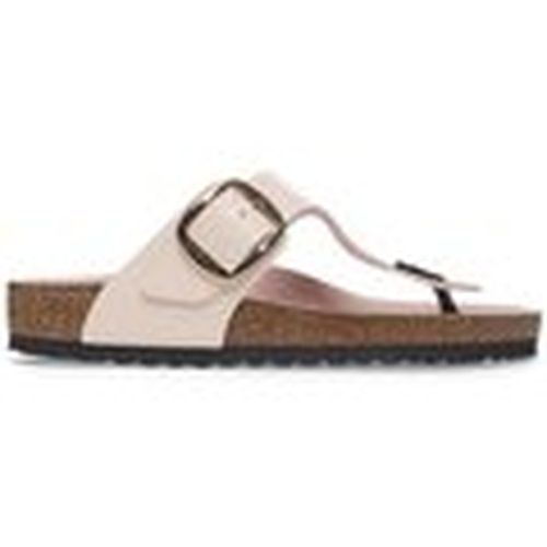 Sandalias gizeh_big_buckle_high-shine_light_rose para mujer - BIRKENSTOCK - Modalova