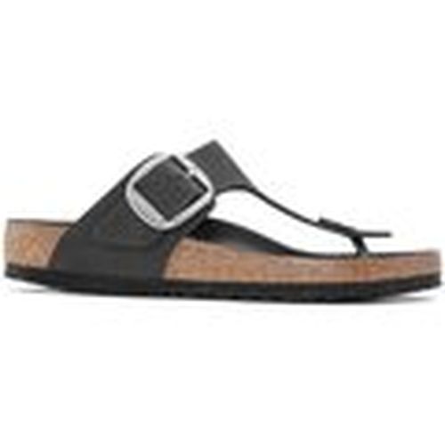 Sandalias gizeh_big_buckle_olied_leather_black para mujer - BIRKENSTOCK - Modalova