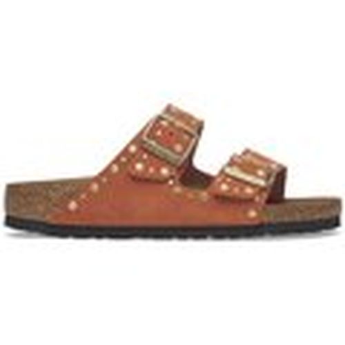 Sandalias arizona_rivet_dark_rust para mujer - BIRKENSTOCK - Modalova