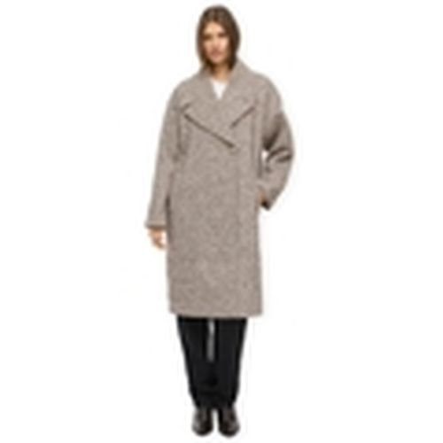 Abrigo Kamille Coat - Birch/Melange para mujer - Vila - Modalova