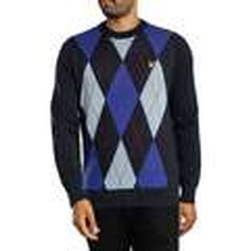 Jersey Jersey de punto con cuello redondo y estampado de rombos. para hombre - Lyle & Scott - Modalova