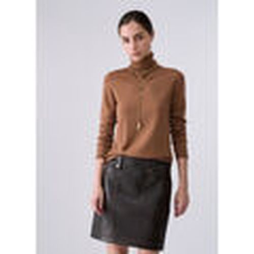 Jersey Cuello alto con ribetes de Lurex® para mujer - Liu Jo - Modalova